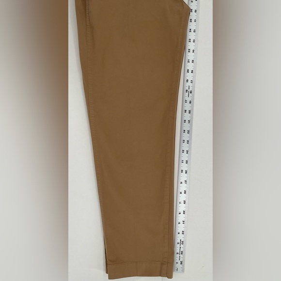 NWT GAP Downtown Khaki Pants Women 8 Mojave Mid Rise Stretch Chino Garment Dyed - Picture 4 of 10